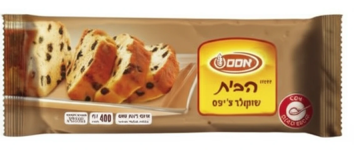 עוגת הבית שוקולד צ'יפס 400 גרם אסם