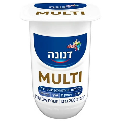 דנונה יוגורט ביו מולטי 200 גרם