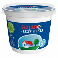גבינה לבנה תנובה 3% מהדרין 250 גרם