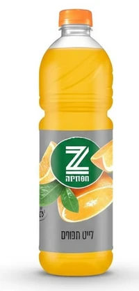 תפוזינה מיץ תפוזים לייט דיאט 1.5 ליטר עם פיקדון