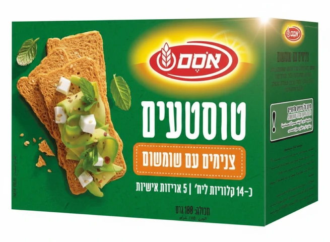אסם - טוסטעים עם שומשום 100 גרם