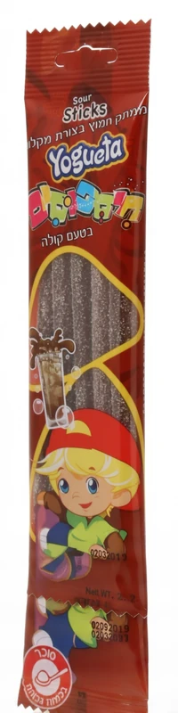 יוגטה חיספוסים מקלות בטעם קולה 50 גרם