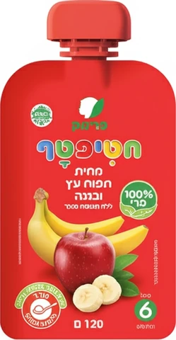פאוץ פרינוק תפוח בננה 120 גרם