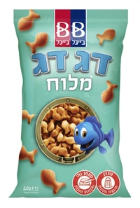 דגדג חטיף בייגלה אפוי מלוח 250 גרם