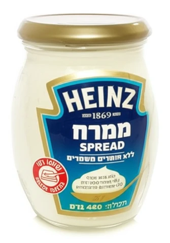 מיונז היינץ אמיתי צנצנת 460 גרם