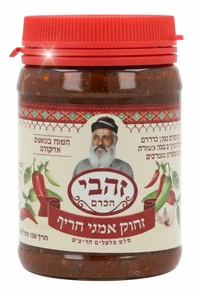 סחוג אדום חריף מאוד זהבי 150 גרם