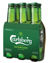 בירה קרלסברג 6 בקבוקים 330 מ"ל