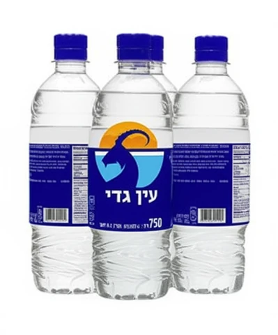 שישיית מים מינרליים עין גדי 750 מ"ל עם פקק ספורט