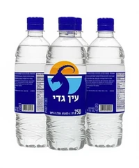 שישיית מים מינרליים עין גדי 750 מ"ל עם פקק ספורט