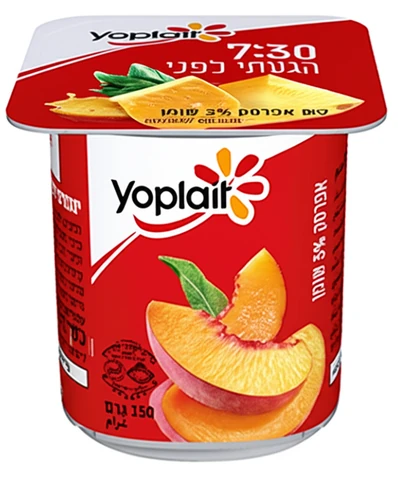יוגורט יופלה אפרסק 3% שומן 150 גרם