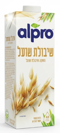 משקה שיבולת שועל ללא סוכר 1 ליטר אלפרו