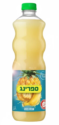 ספרינג מיץ בטעם אננס בננה 1.5 ליטר