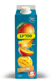 נקטר ספרינג מנגו קרטונית 1 ליטר