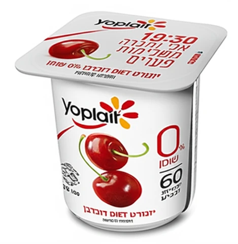 יופלה דיאט יוגורט דובדבן 0% 150 גרם