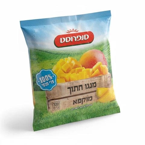 מנגו חתוך מוקפא סנפרוסט 300 גרם