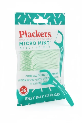 פלקרס - קיסם עם חוט דנטלי בטעם מנטה, 36 יחידות (ג'ורדן)