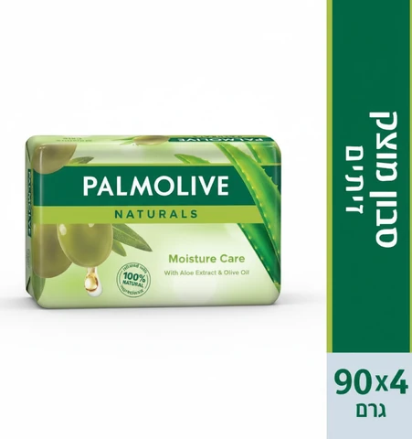 פלמוליב סבון מוצק זיתים רביעייה 4*90 גרם