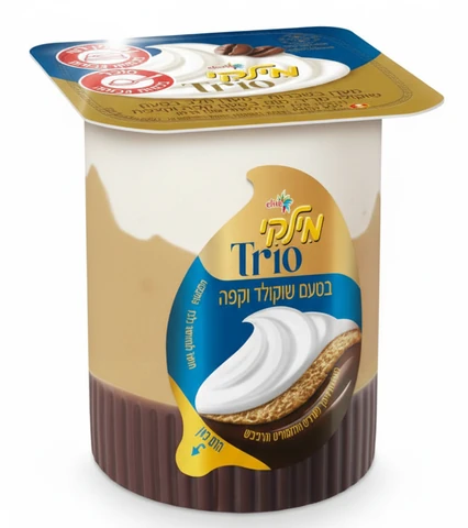 מילקי שכבות בטעם שוקולד וקפה 108 גרם