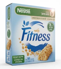 חטיף פיטנס דגנים קלאסי פרווה, 6 יחידות