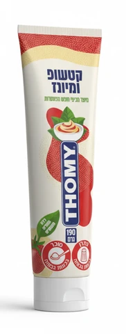 טומי קטשופ מיונז בשפורפרת 190 גרם