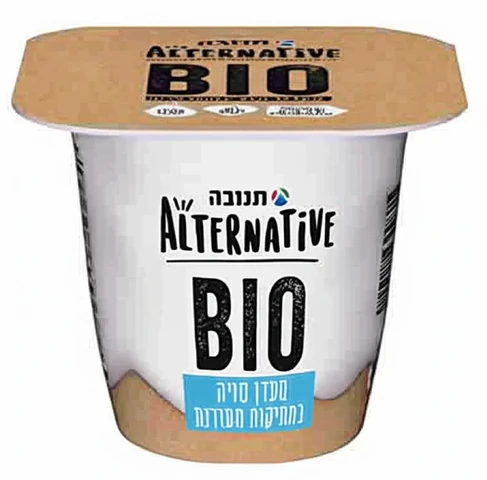 יוגורט סויה BIO Alternative מתיקות מעודנת גביע 150 גרם תנובה