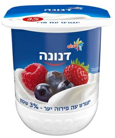 דנונה יוגורט 3% פירות יער 150 גרם