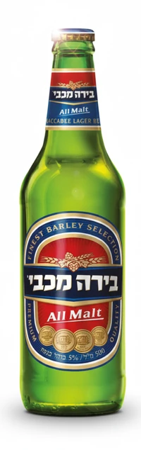 מכבי בירה בקבוק חוזר 500 מ"ל