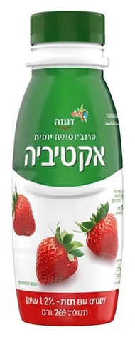 משקה אקטיביה תות 1.2% 265 מ"ל