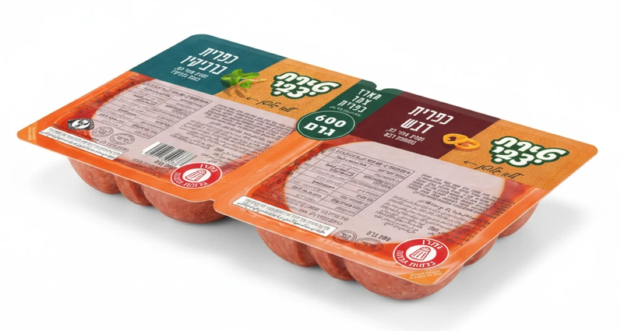 זוג פסטרמה כפרית ברביקיו ודבש 600 גרם טירת צבי