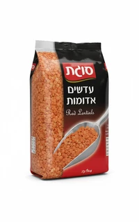 סוגת עדשים אדומות 1 ק"ג