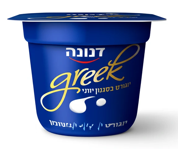 דנונה יוגורט יווני לבן 6.5% 130 גרם
