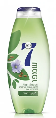 שמפו נקה 7 רגיל ירוק 750 מ"ל