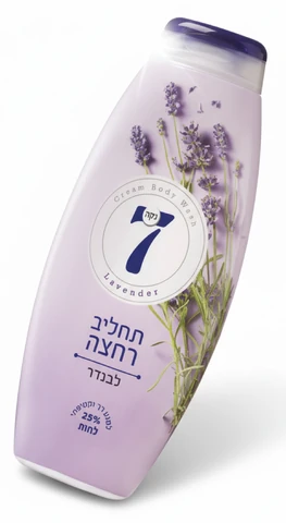 נקה 7 תחליב רחצה לבנדר סגול 750 מ"ל