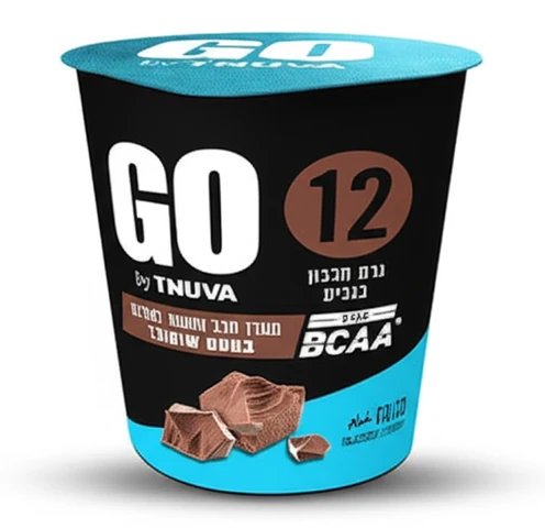 מעדן חלב גו בטעם שוקולד בלונד, מעושר ב-12 גרם חלבון 120 גרם