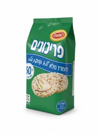אסם פריכונים עגולים מאורז מלא ללא מלח (דל נתרן) 140 גרם
