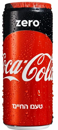 קוקה קולה זירו פחית 330 מ"ל