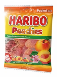 סוכריות גומי הריבו פיצ'ס בטעם אפרסק 70 גרם