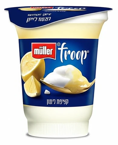 מולר יוגורט ביו עם קציפת לימון 3% שומן 150 מ"ל