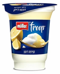 מולר יוגורט ביו עם קציפת לימון 3% שומן 150 מ"ל