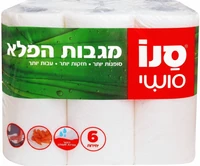סנו סושי מגבות נייר 6 גלילים
