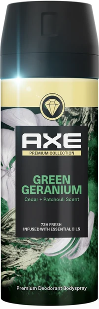 אקס פרימיום ספריי דאודורנט לגבר בניחוח גרניום 150 מ"ל