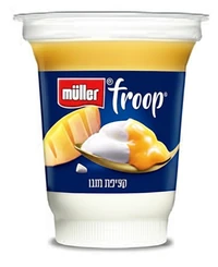יוגורט פרופ קציפת מנגו 3% שומן מולר 150 גרם