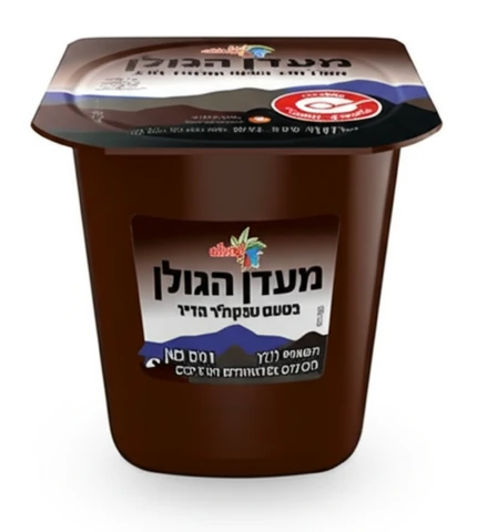 מעדן הגולן מעדן חלב בטעם שוקולד מריר 125 גרם