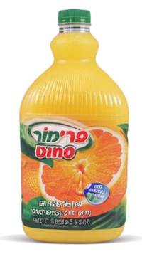 פרימור מיץ תפוזים סחוט 2 ליטר