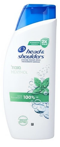 הד אנד שולדרס שמפו מנטול מניעת קשקשים 625 מ"ל