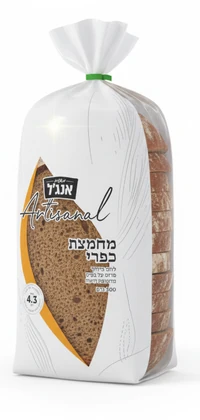 לחם מחמצת כפרי 500 גרם ארטיזנל