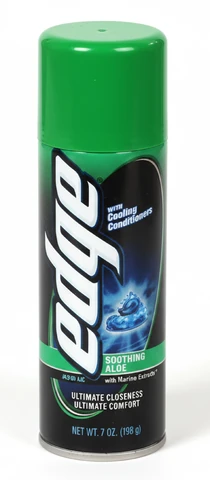 אדג' - ג'ל גילוח ירוק לעור רגיל עם אלוורה 198 גרם