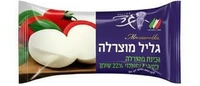 גבינת מוצרלה 22% נקניק 180 גרם
