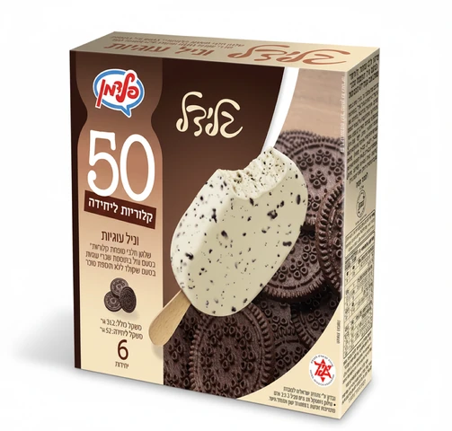 גלידל וניל עוגיות מאגדת שישייה 312 גרם