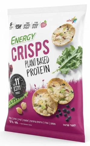 אנרג'י פריכיות חלבון קייל חומוס וסלק 60 גרם